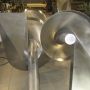 stainless steel spiral chute